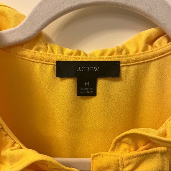 J. Crew Yellow Sleeveless Top Size Medium - Picture 2 of 6